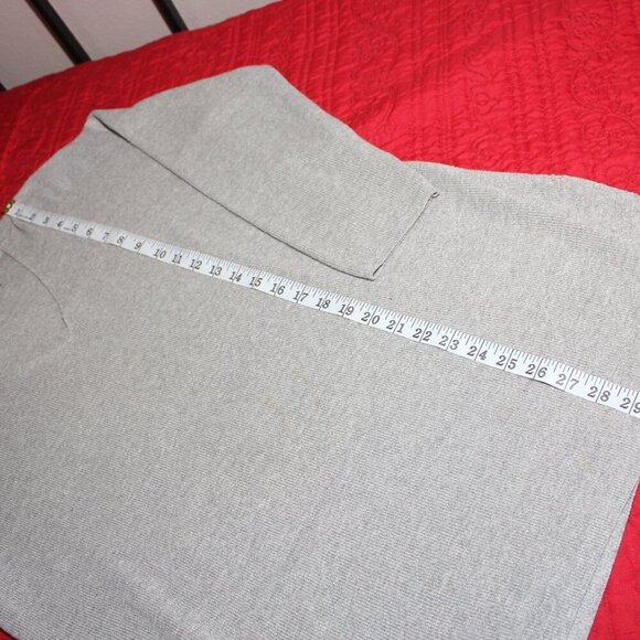 Adrienne Vittadini Collection Womens Linen Cotton Tunic Sweater Size Medium - Picture 7 of 7